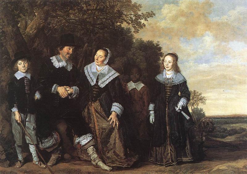 HALS, Frans Family Group in a Landscape oil painting image